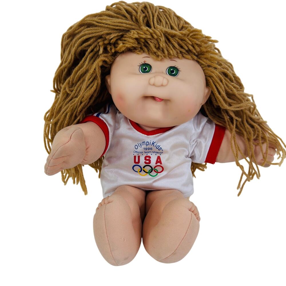 1996 Cabbage Patch Kids‎ Olympikids Special Edition Doll Green Eyes